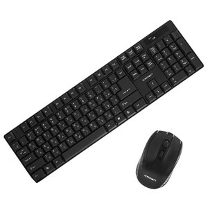 Клавиатура и мышь CROWN CMMK-954W Black USB (фото modal nav 1)