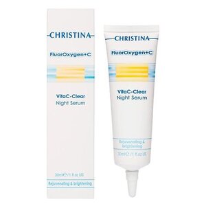 Christina Fluoroxygen+C Vitac-Clear Night Serum Ночная осветляющая сыворотка для лица с витамином С (фото modal nav 2)
