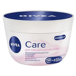 Nivea Care Увлажняющий крем для чувствительной кожи лица (фото modal nav 1)