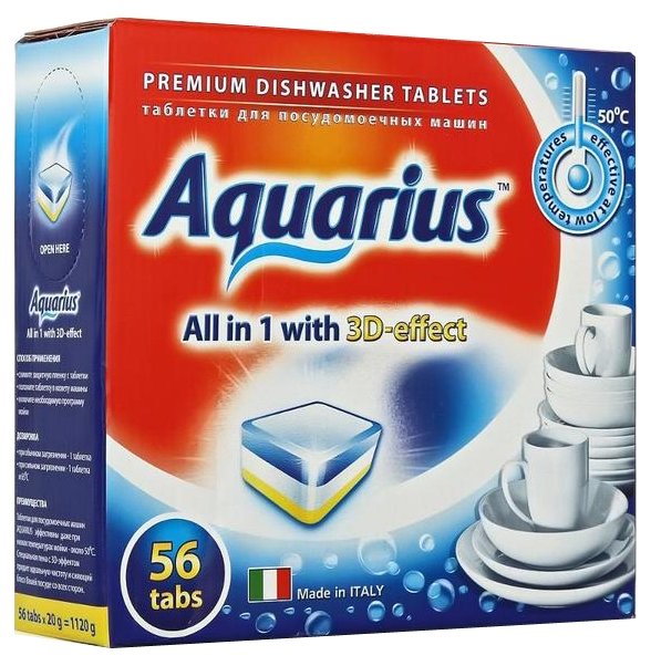 AQUARIUS All in 1 таблетки для посудомоечной машины (фото modal 1)