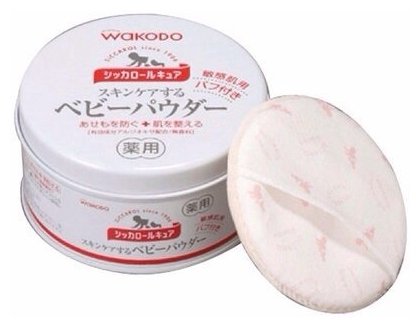 Wakodo Присыпка увлажняющая для чувствительной кожи без ароматизаторов Siccarol (фото modal 2)