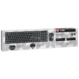 Клавиатура и мышь Defender C-915 RU Black USB (фото modal nav 4)