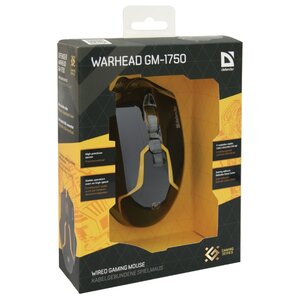 Мышь Defender Warhead GM-1750 Black USB (фото modal nav 4)