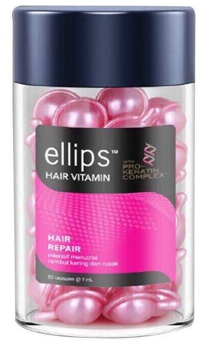 Ellips Hair Vitamin Витамины (масло) PRO-KERATIN COMPLEX Hair Repair для восстановления сильно поврежденных волос (банка) (фото modal 1)