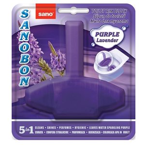 Sano подвеска для унитаза Sanobon Rim Block Purple lavender (фото modal nav 1)