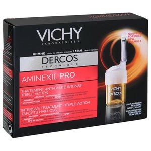 Vichy DERCOS AMINEXIL INTENSIVE 5, средство против выпадения волос для мужчин (фото modal nav 1)