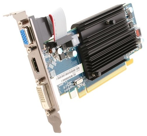 Видеокарта Sapphire Radeon HD 5450 650Mhz PCI-E 2.1 2048Mb 1334Mhz 64 bit DVI HDMI HDCP (фото modal 2)