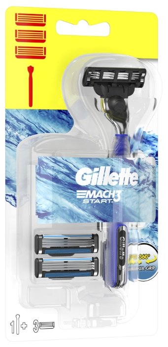 Бритвенный станок Gillette Mach 3 Start (фото modal 3)