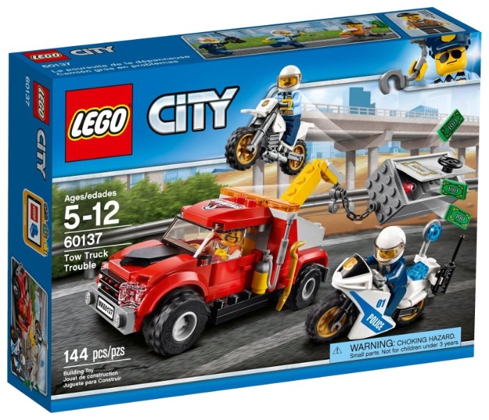 Конструктор LEGO City 60137 Побег на буксировщике (фото modal 1)