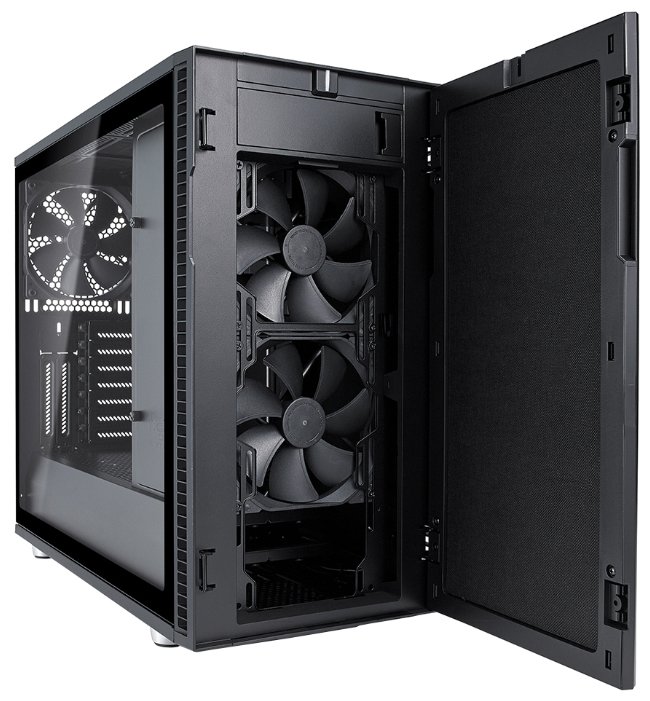 Компьютерный корпус Fractal Design Define R6 TG Blackout Edition Black (фото modal 5)