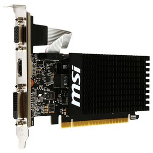 Видеокарта MSI GeForce GT 710 954MHz PCI-E 2.0 2048MB 1600MHz 64 bit DVI HDMI HDCP Silent (фото modal nav 2)