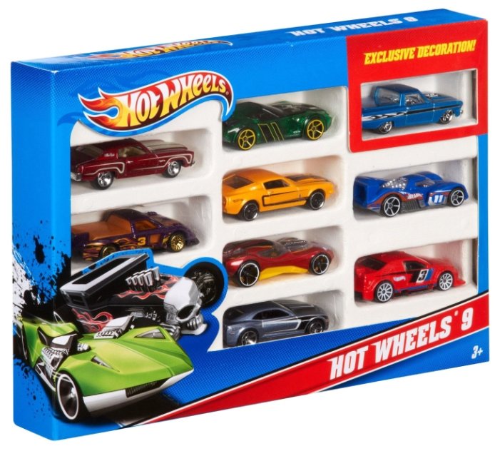 Набор машин Mattel Hot Wheels 10 штук в ассортименте (54886) 1:64 7 см (фото modal 6)