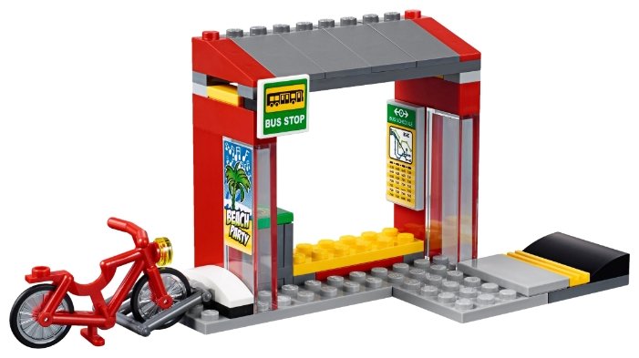 Конструктор LEGO City 60154 Автобусная остановка (фото modal 4)