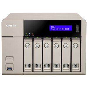 Сетевой накопитель (NAS) QNAP TVS-663-4G (фото modal nav 2)