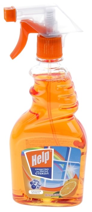 Спрей Help Апельсин для мытья стекол (триггер) (фото modal 2)