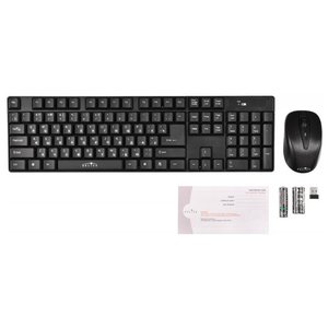 Клавиатура и мышь Oklick 210M Wireless Keyboard&Optical Mouse Black USB (фото modal nav 5)