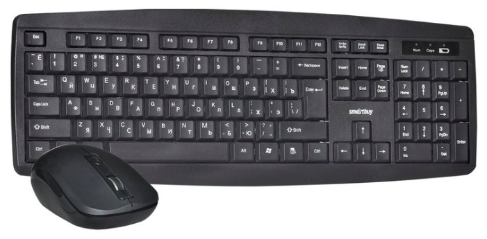 Клавиатура и мышь SmartBuy SBC-212332AG-K Black USB (фото modal 2)