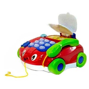 Каталка-игрушка Joy Toy Телефончик на колесах (7068) со звуковыми эффектами (фото modal nav 1)