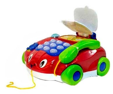 Каталка-игрушка Joy Toy Телефончик на колесах (7068) со звуковыми эффектами (фото modal 1)