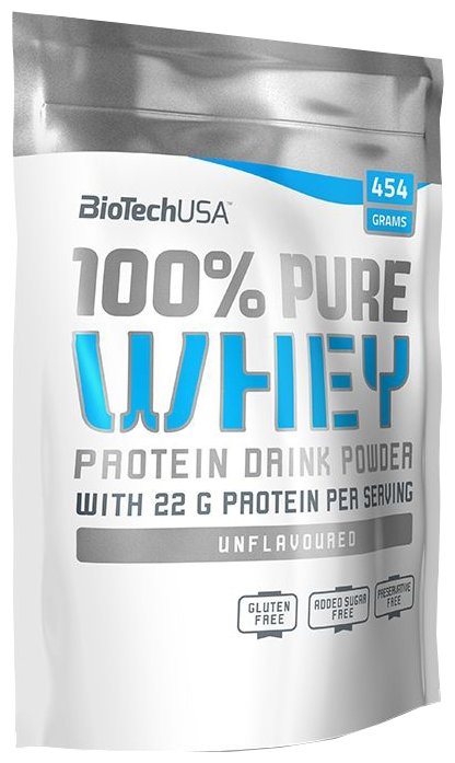 Протеин BioTech 100% Pure Whey jar (454 г) (фото modal 2)