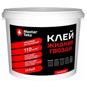 Монтажный клей MasterTeks акриловый Экстрасильный (4.5 кг) (фото modal nav 1)
