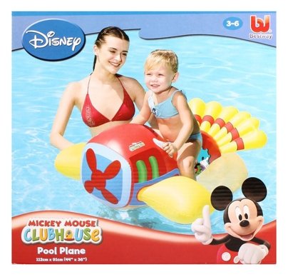 Игрушка для плавания Bestway Самолет Mickey Mouse Club 91010 (фото modal 2)