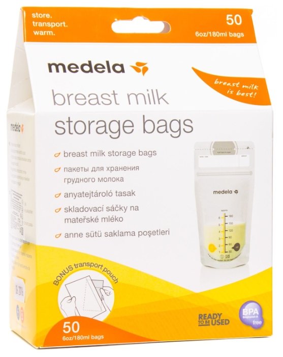 Medela Пакеты для хранения грудного молока 180 мл (фото modal 2)