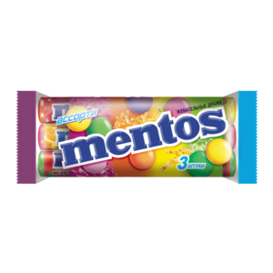 Жевательное драже Mentos 3-пэк Ассорти со вкусами 