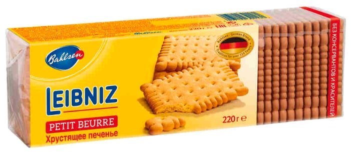 Печенье Leibniz Petit Beurre хрустящее, 220 г (фото modal 1)