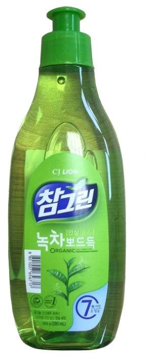 Lion Жидкость для мытья посуды Chamgreen Зелёный чай (фото modal 1)
