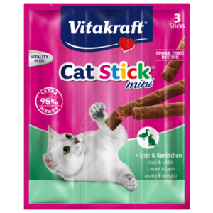 Лакомство для кошек Vitakraft Cat Stick mini Утка и кролик (фото modal nav 1)