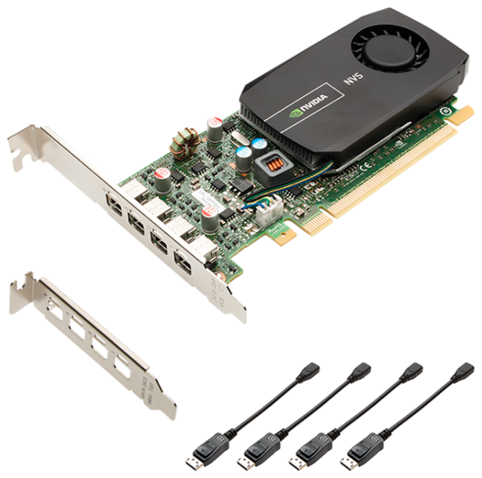 Видеокарта PNY Quadro NVS 510 PCI-E 3.0 2048MB 128 bit HDCP (VCNVS510DP-PB) (фото modal 2)