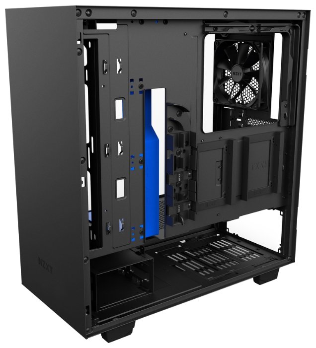 Компьютерный корпус NZXT H500 Black/blue (фото modal 5)