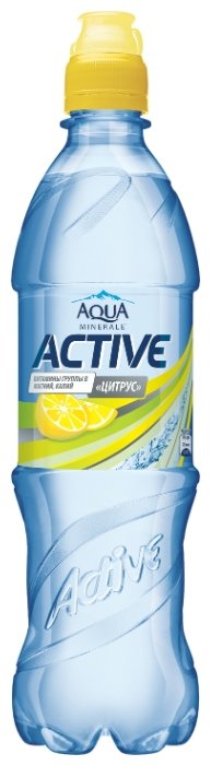 Вода питьевая Aqua Minerale Active негазированная Цитрус, спорт ПЭТ (фото modal 2)