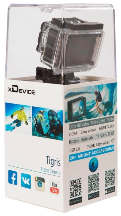 Экшн-камера xDevice Tigris 4K (фото modal 6)