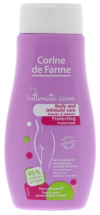 CORINE de FARME Крем-гель для интимной гигиены My Intimate Care защищающий, 250 мл (фото modal 1)