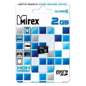 Карта памяти Mirex microSD Class 4 (фото modal nav 1)