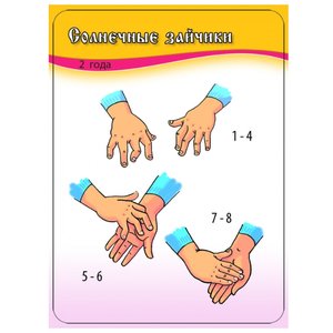 Набор карточек Лерман Шпаргалки для мамы. Пальчиковая гимнастика. 1-3 года 8.8x6.3 см 50 шт. (фото modal nav 2)