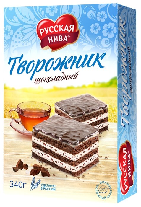 Торт Русская нива Творожник шоколадный (фото modal 1)