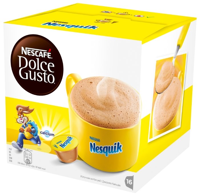 Какао в капсулах Nescafe Dolce Gusto Nesquik (16 шт.) (фото modal 2)