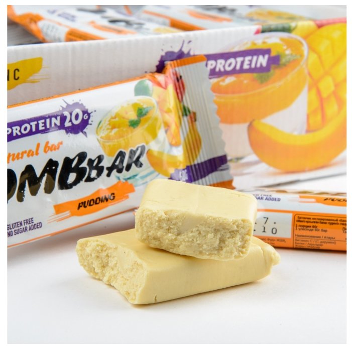 BombBar протеиновый батончик Natural Bar + Vitamin C (60 г)(20 шт.) (фото modal 58)
