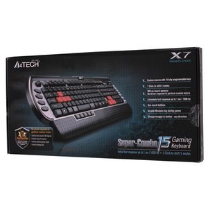 Клавиатура A4Tech X7-G800V Black USB (фото modal nav 2)