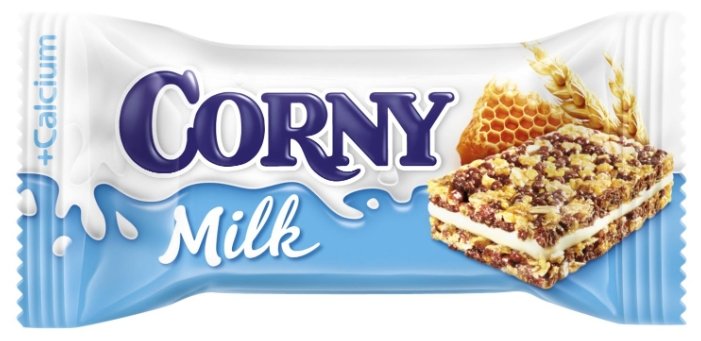 Злаковый батончик Corny Milk с молоком и медом, 30 г (фото modal 1)
