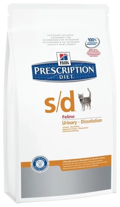 Корм для кошек Hill's Prescription Diet S/D Feline Urinary-Dissolution dry (фото modal 3)