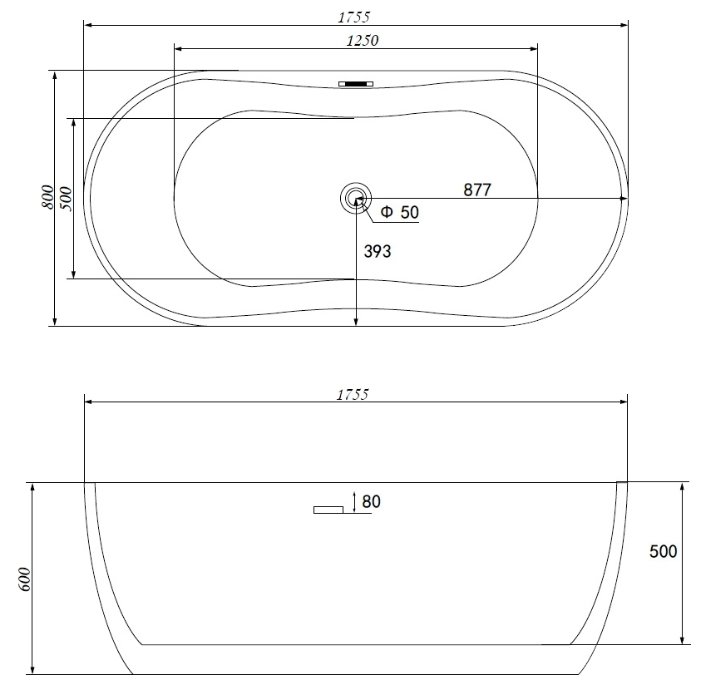 Ванна Gemy G9219 E акрил угловая (фото modal 6)