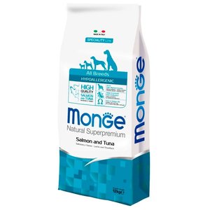 Корм для собак Monge (12 кг) Speciality Line Hypoallergenic – Лосось и тунец (фото modal nav 1)