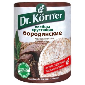 Хлебцы ржаные Dr. Korner бородинские 100 г (фото modal nav 1)