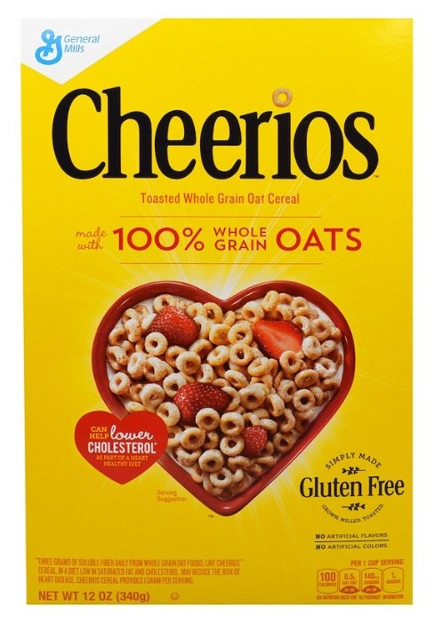 Готовый завтрак Cheerios Original колечки, коробка (фото modal 1)