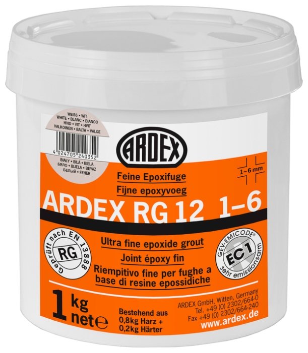 Затирка ARDEX RG 12 1-6 1 кг (фото modal 9)