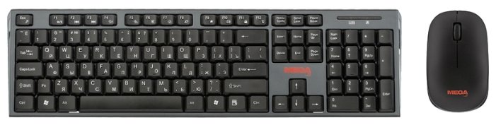 Клавиатура и мышь ProMEGA SMK-606372AG Grey USB (фото modal 1)